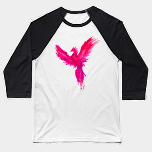 Pink Pheonix Baseball T-Shirt